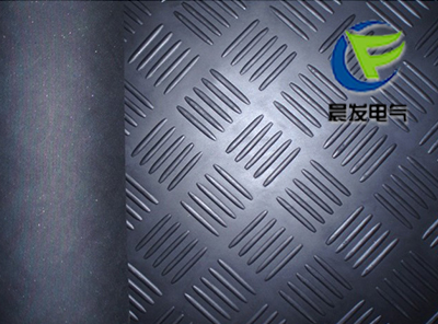 黑色防滑绝缘橡胶垫